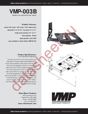 VMP003B datasheet  